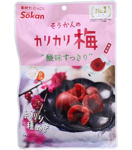 Amazon | 壮関 手割りかりかり梅 60g×6袋 | 壮関 | おつまみ・珍味 通販